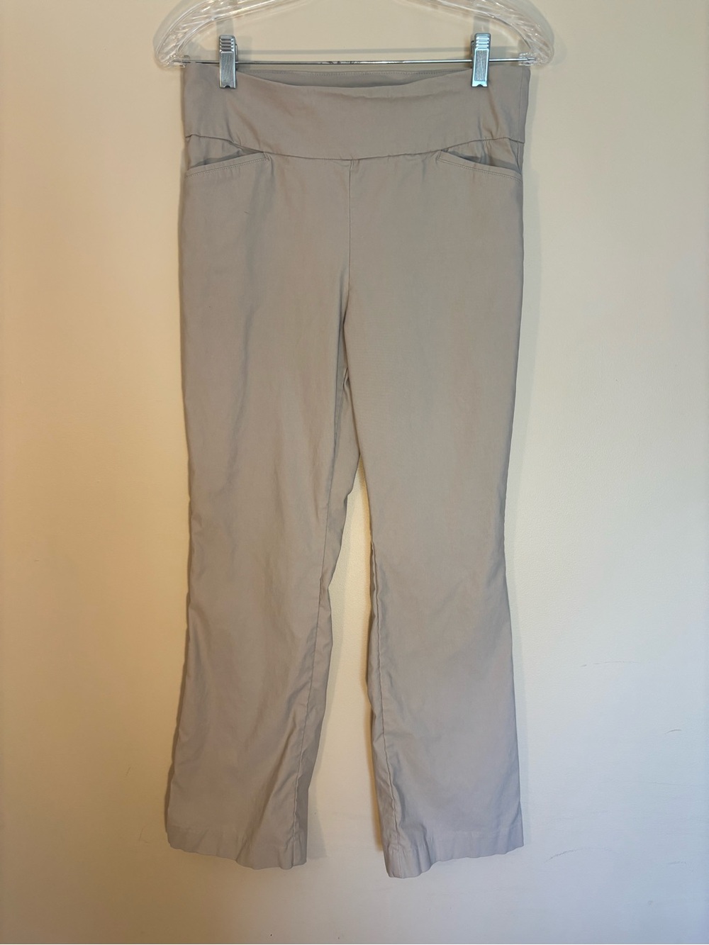 Counterparts Neutral Taupe Boot-Cut  Pants